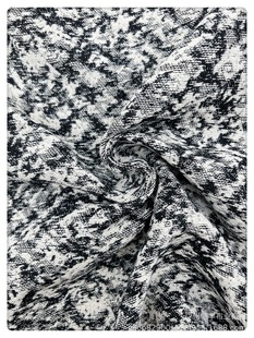 Oil painting small fragrant wind snowflake jacquard Denim fabric pants skirt coat clothing bags shoes and hats fabric wholesale