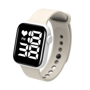 Foreign trade cross-border new Apple Y1LED electronic watch waterproof square digital touch screen couple student electronic watch