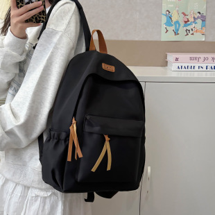 Korean Style Beginning Senior high school All-match Women's Trendy Backpack New Mori Style High-value Dirt-resistant Large Capacity Lazy Wind Net Red Bag
