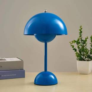 Cross-Border Table Lamp Macaron Touch Bud Lamp Table Lamp Living Room Bedroom Led Atmosphere Decoration Mushroom Night Light
