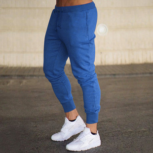 European and American fashion brand foreign trade spring and autumn thin sports pants men's pants toe casual pants slim fitness running