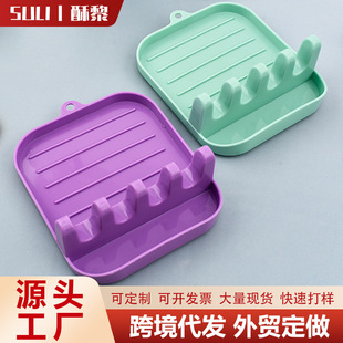 Cookware Holder Pot Cover Rack Easy to Clean Spovel Kitchen Storage Rack Multi-Purpose Kitchen Drain Chopsticks Spoon Cookware Rack Wholesale