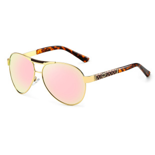 New polarized sunglasses men's metal goggles fashion sunglasses women's high sense of UV protection glasses wholesale