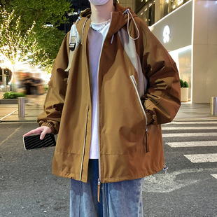 Autumn Coat Men's plus size Hooded Loose Youth Spring and Autumn Winter Thick Plus Fat Plus Increase Men's Fat Men's Jacket