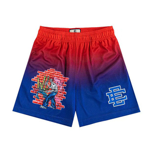 EE print shorts американские шорты с принтом Ericemanuel спортивные брюки LOGO