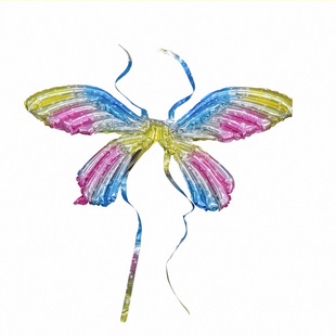 Piggy Page Butterfly Wings Balloon Children Inflatable Backwear Birthday Party Photo Props Night Market Toys Wholesale