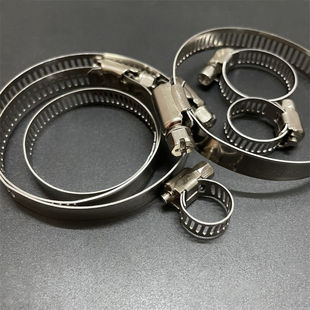 Stainless steel pipe clamp clamp hoop ring oil pipe water pipe clamp pipe clamp fixing gas pipe screw clamp