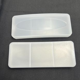 Clip box clip glass brick glasses case transparent PVC frosted glasses case packaging glasses Accessories Wholesale