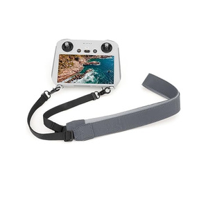 In stock UAV remote control leather lanyard adjustable size halter decompression strap double buckle crossbody camera strap