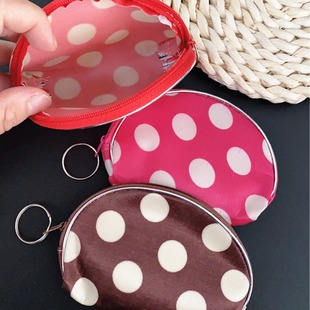 Large Coin Purse Semi-circular Wallet Key Bag One Yuan Store Stall Supply Wholesale