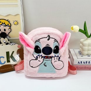 Мальчик ребенок ребенок пушистый мешок мода игривый ребенок мультфильм плюшевая сумка на плече