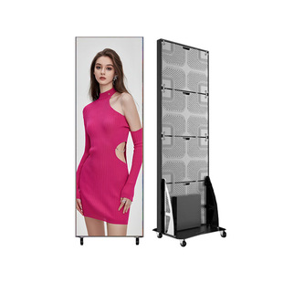 LED folding advertising machine p2 Foldable poster cabinet