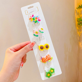 Baby's High-elastic Hair-free Rubber Strap Children's Hair Rope small size Thumb Hair Ring Girls' Hair Ball Ball Hose Headwear