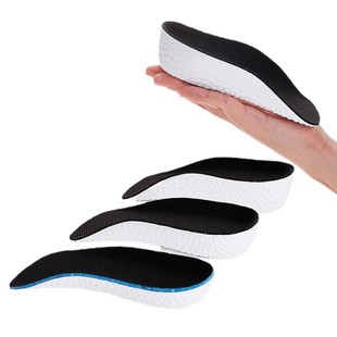 Increased invisible men's and women's increased insoles Boost arch support soft elastic half pad popcorn factory wholesale