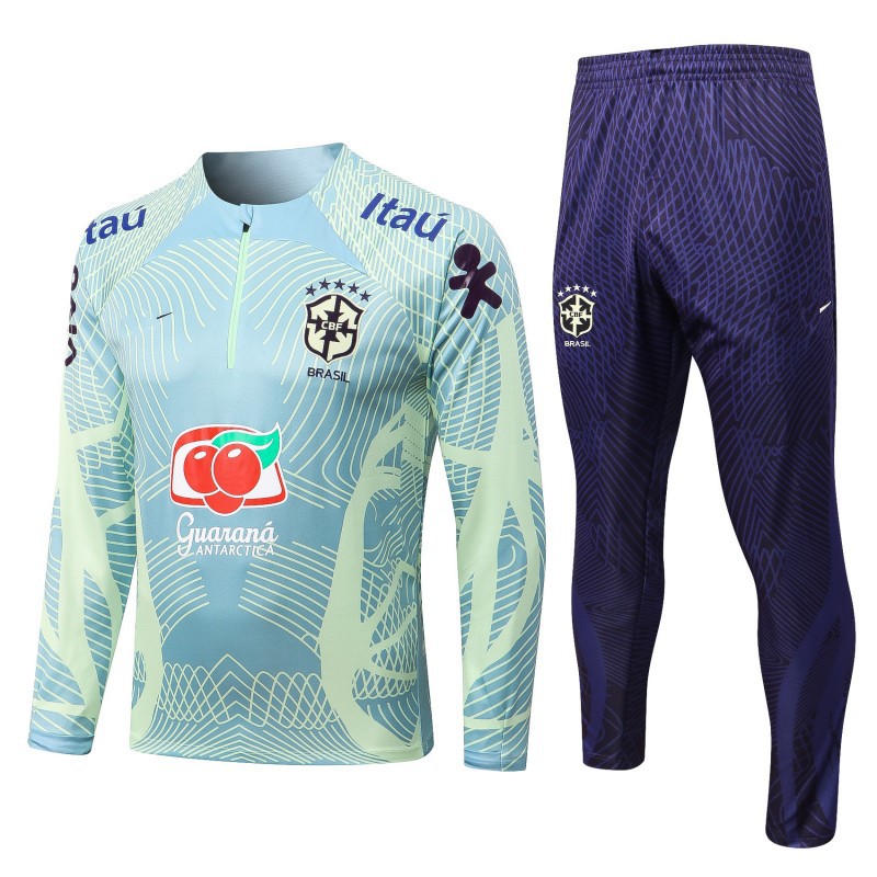 2627 Brazil National Team Adult Training Uniform 2223 Model Brazil Training Uniform Football Uniform Brazil Adult Training Uniform