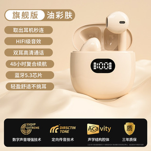 2025 New Wireless Bluetooth Headset, High Quality, Long Battery Life, Noise Reduction, Men's and Women's Models, Large Battery, Semi-In-Ear Mini