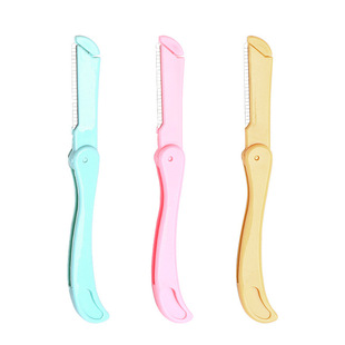 Ezhilian extreme eyebrow trimmer wholesale Japanese blade stainless steel eyebrow razor beginner female eyebrow scraper blade