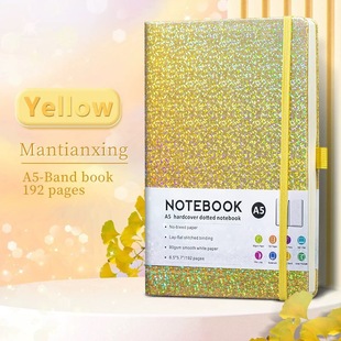 Strap a5 notebook suit high-value business office leather book custom printable logo meeting record book
