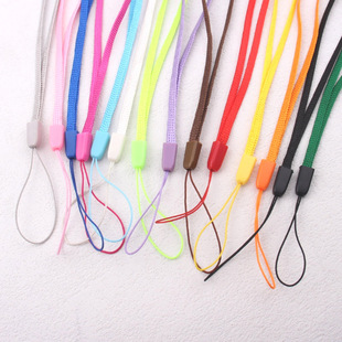 Manufacturers supply mobile phone lanyard short color cup lanyard speaker small fan intercom anti-lost wrist rope
