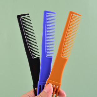 Cross-border comb double-headed dual-purpose comb PP plastic comb hairdressing comb hair salon household comb in stock hairdressing tools