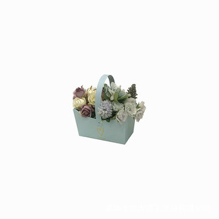 Auripai Macaron Fashion Single Small Bucket Flower Gift Box Flower Box Bucket Hand Gift Box