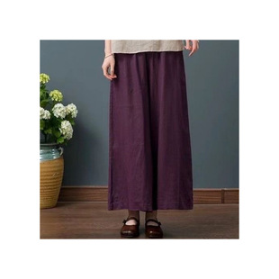 Cotton and Linen Top suit Women's Thin Summer Ethnic Style Embroidery plus size Loose Artistic Retro Chinese suit Women's Clothing