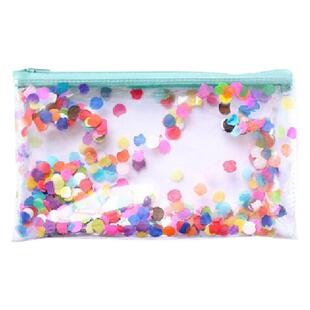 New Quicksand Creative Custom Sequin Oil Bag Student Thickeneded Pvc Cartoon Zipper Pencil Bag Source Manufacturer