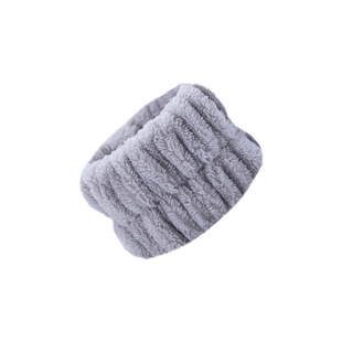 European and American cross-border plush face washing wrist sports bracelet waterproof wristband color hair band hair band vacuum pumping