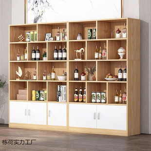 Wine Cabinet Home Living Room Entrance Cabinet Partition Cabinet Simple Modern Display Cabinet Entrance Hall Red Wine Floor Display Locker