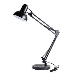American long arm folding table lamp clip with base hotel work lamp cross-border custom metal learning lamp
