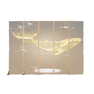 Office Hotel Modern Accessible Luxury Aluminum Alloy Screen Partition Foldableing Mobile Shielding Decorative Screen Fashion Restaurant