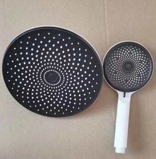 Cross-border foreign trade TikTok Net Red dark night Starry Sky supercharged shower nozzle household handheld silicone shower head