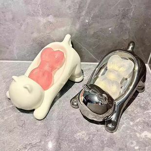 Мультяшный милый кот пластиковая мыльница ABS креативная не застойная вода
