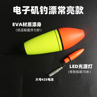 Silver carp float day and night dual-use luminous float bite hook Ji eye-catching fishing float fish float rock pole long shot slide float Taobao