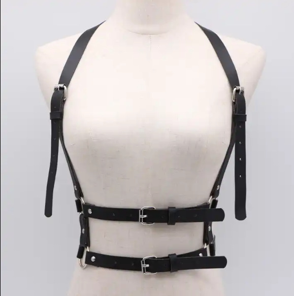 European and American women's personalized punk style binding strap all-match Street shooting performance one-piece strap belt wholesale