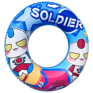 Children's ins cartoon swimming ring environmental protection PVC armpit ring double thick inflatable swimming ring floating life buoy wholesale