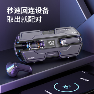 Huaqiangbei F20 Battleship Mechanical Беспроводная Bluetooth-гарнитура наполовину в ушах