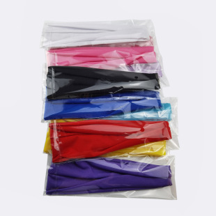 Cross-border new pure color sports headband men's sports hair band breathable sweat-absorbent milk silk yoga headband hair accessories