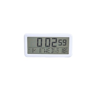 Creative large screen LCD multi-function electronic clock ABS perpetual calendar temperature alarm clock student lazy wake up alarm clock