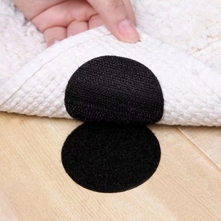 Sofa Bed Sheet Holder Nylon Strong Adhesive Carpet Cushion Round Velcro Sofa Holder