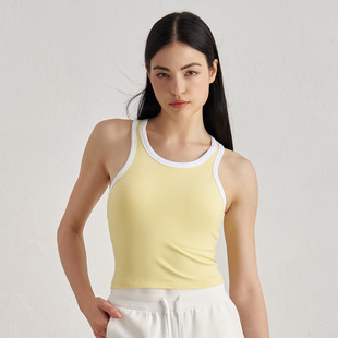 Huan Pan Clothing Spring and Summer New Base Yoga Vest Base Sports Underwear Women's Running Outdoor Fitness Top