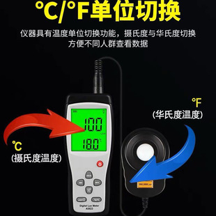 Digital Illuminance Meter Illuminometer High Precision Luminance Meter Lumen Measurement Photometer Split Photometer