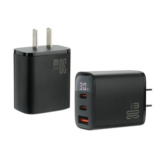 2A1C Multi-Port Charger Digital Display Charger Pd30W Mobile Phone Tablet Fast Charging USB Charging Head