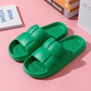 Summer New Sandals and Slippers Women's Indoor Home High-level Couple Bathroom Mute Non-slip EVA Shit Slippers
