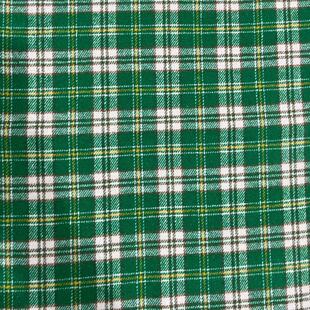 New in stock small fresh plaid woolen yarn-dyed coat coat dress bag fabric
