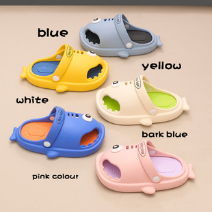 New Cartoon Children's Slippers Baby Girl Summer Outer Wear Non-slip Cave Shoes Cute Toe Non-slip Boys Slippers