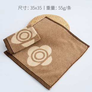 Jielia Pure Cotton Hand Towel Soft Portable Square Towel Adult Women Absorbent Outgoing Men's Dirty Resistant 7494
