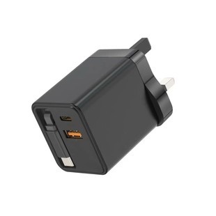 Одиночная двойная тягающая трансграничная нитрид галлия GAN65W Вспышка зарядная головка A C65W зарядное устройство для удлинения кабеля действительно CE