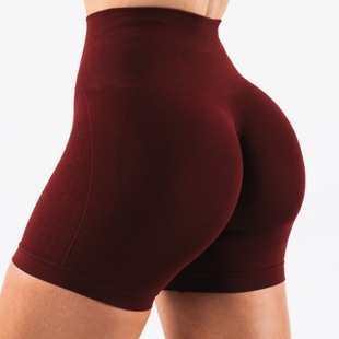Cross-border Alpha alphalete Hip Lifting Seamless Yoga Suit Triple Pants Fitness Sports Shorts Yoga Pants