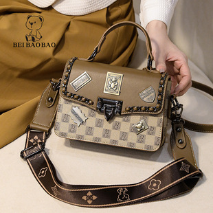 North Bag Source Factory Bag 2024 New Women's Bag Retro Shoulder Crossbody Bag Handbag